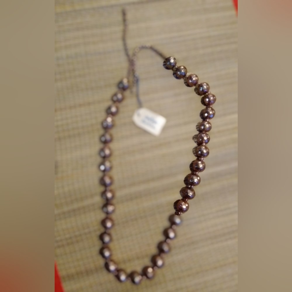 Barkhor Brass Tone Handmade Necklace